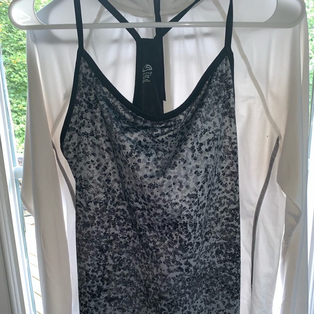 Large champion zip up with XL cami tank